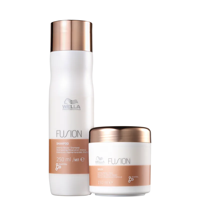 Kit Wella Professionals Fusion Duo Treat Shampoo 250 ml + M�scara 150 ml