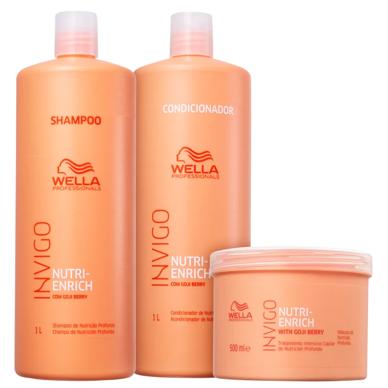 Kit Wella Professionals Invigo Nutri-Enrich Salon Trio (3 Produtos)